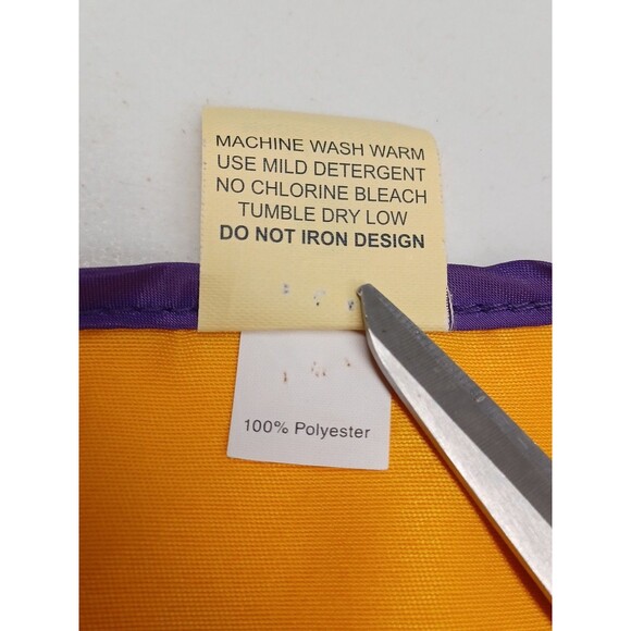 Vtg La Vernia TX Lions International Club Vest Yellow Sz L - Picture 7 of 7